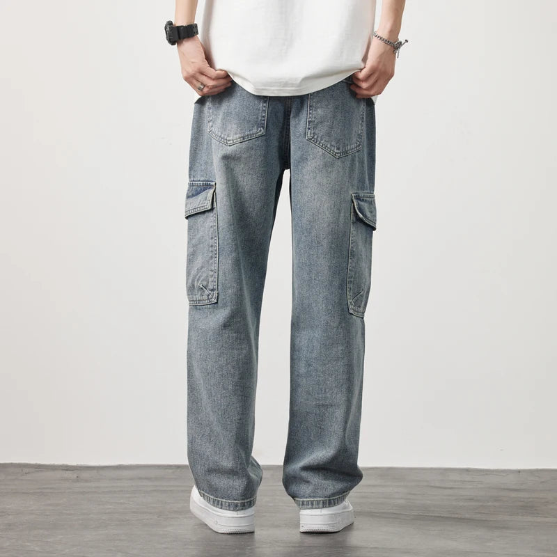 CozyDenim Cargo Pants